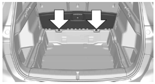 BMW X1. Stauraum unter Gepäckraumboden