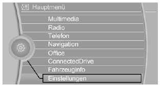 BMW X1. Uhr einstellen