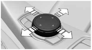 BMW X1. Controller mit Navigationssystem