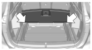 BMW X1. Gepäckraumboden aufstellen