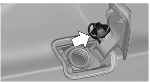 BMW X1. Tankverschluss