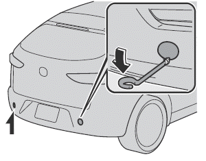 Mazda MX-30. Abschleppen im Notfall