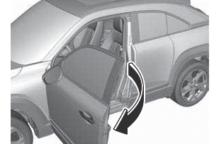 Mazda MX-30. Türen und Schlösser