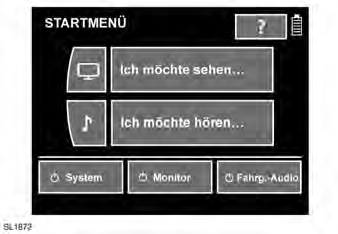 Range Rover Evoque. BEDIENEN DES SYSTEMS