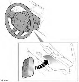 Range Rover Evoque. KEYLESS START-HILFSVERFAHREN