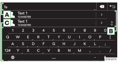 Skoda Karoq. Tastaturübersicht