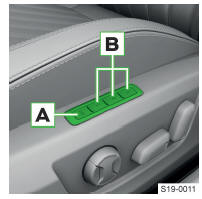 Skoda Karoq. Fahrersitz- und Außenspiegelposition für Vorwärtsfahrt speichern
