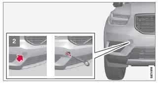 Volvo XC40. Anlassen und Fahren