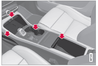 Volvo XC40. Beladung, Aufbewahrung und Innenraum