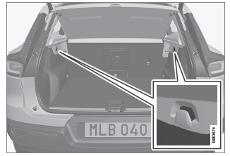 Volvo XC40. Beladung, Aufbewahrung und Innenraum