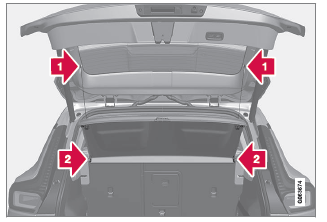 Volvo XC40. Beladung, Aufbewahrung und Innenraum