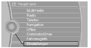 BMW X1. Uhr einstellen