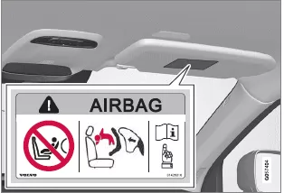 Volvo XC40. Beifahrerairbag