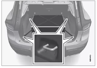 Volvo XC40. Beladung, Aufbewahrung und Innenraum