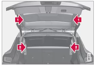 Volvo XC40. Beladung, Aufbewahrung und Innenraum