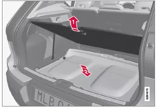 Volvo XC40. Beladung, Aufbewahrung und Innenraum