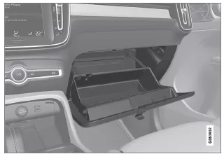 Volvo XC40. Beladung, Aufbewahrung und Innenraum