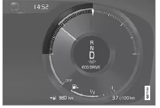 Volvo XC40. Anlassen und Fahren